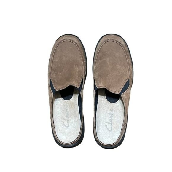 NWOT.Clarks.Women mule brown color leather upper shoes size 8 - Picture 2 of 12